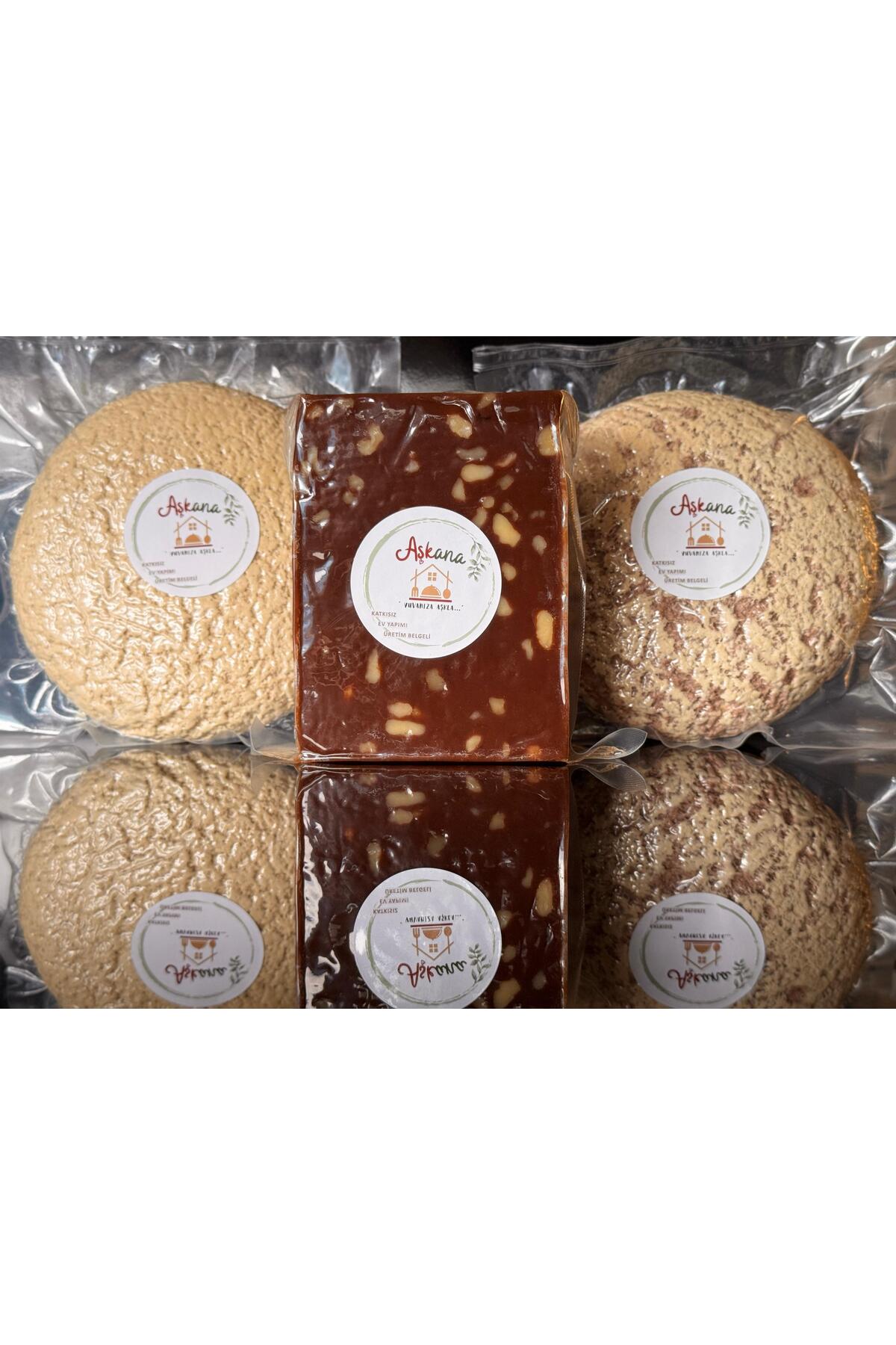 Bol Tahinli Kakaolu Kürek Helvası 460g - %100 Pancar Şekeri Doğal Katkısız Geleneksel El Yapımı - Görsel 3